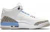Air Jordan 3 Retro 'Unc Модные кроссовки средней высоты Винтажные Баскетбольные кроссовки Мужские Цвет Carolina Blue CT8532-104