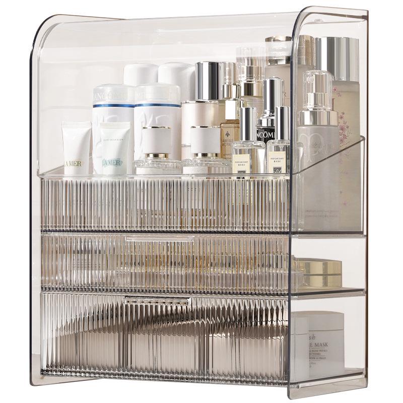 Dustproof Acrylic Makeup Organizer with Drawers