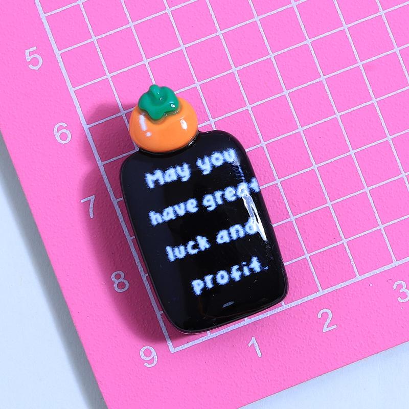 Темно-оранжевый кот из смолы DIY украшения и пряжки для обуви аксессуары