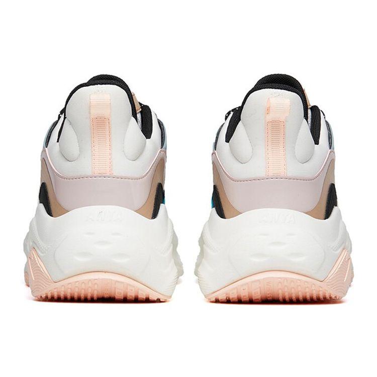 Anta Кроссовки Lifestyle Series Mix 4.0 с низким верхом для папы, женские, серые, белые, черные 122218812-4