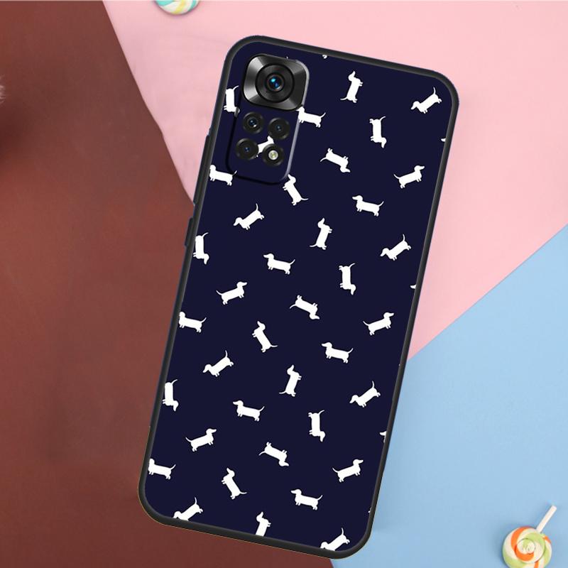 Чехол с собакой таксой для Redmi Note 12 Pro 8 9 10 11 Pro Note 9S 10S 11S 8T Redmi 10 12C 9C 10A 10C