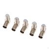 5 Pieces Ial Female TV Male Angled Adapter Connector