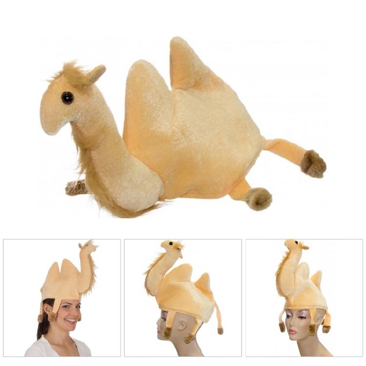 Camelidae Hat for Adult Child Music Festival Hat Party Headgear Holiday Photo Props Camelidae Caps Stage Show Costume Accessories