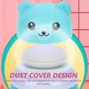 Frcolor Baby Powder Puffs, Set of 2, Blue, Baby Powder Case, Empty Refillable Container, Makeup Powder Box, Baby & Kids Body Talcum Powder Puff, Baby