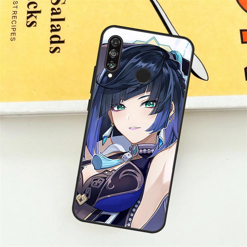 Yelan Genshin Impact For Huawei Nova 12S 12i 9 10 SE 7i 8i 11i Y60 Y61 Y70 Y72 Y73 Y90 Y91 P20 P40 P30 Lite Case