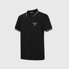 [Skin friendly, comfortable, fashionable, color blocking] Spring and summer clean, simple, versatile men's short sleeved polo shirt for commuting