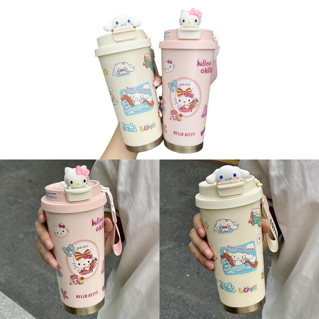 Термокружка Hello Kitty с двойными стенками из нержавеющей стали 316 для офиса и улицы