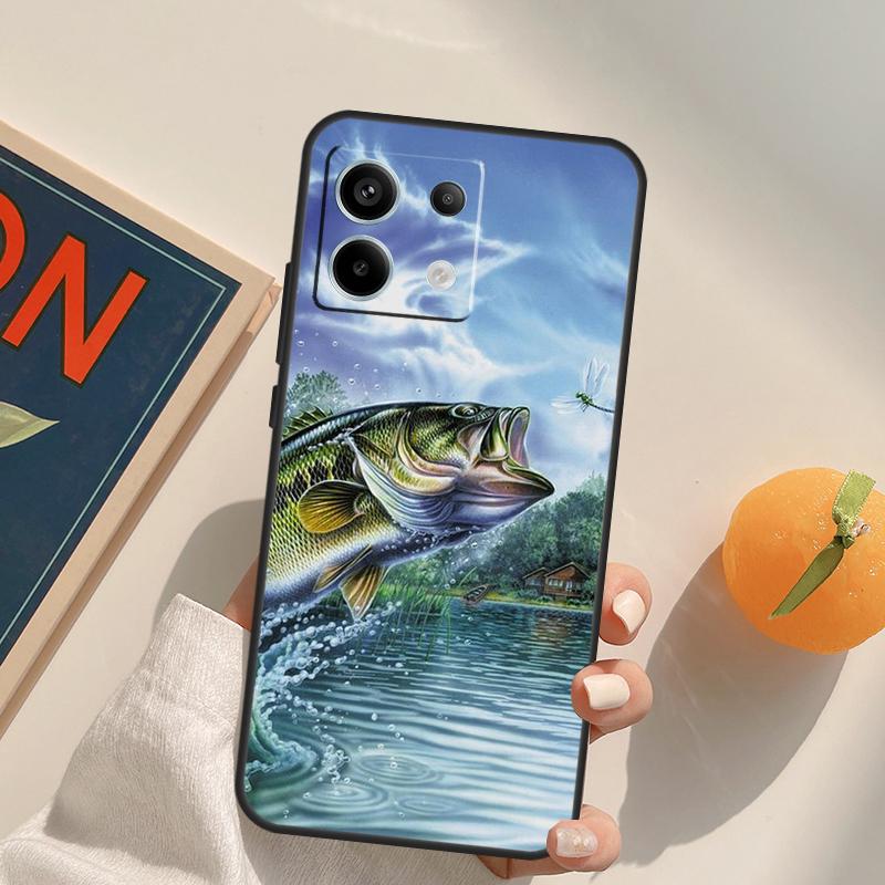Art Fishing Lure Funda For Xiaomi Redmi Note 14 13 Pro 9 10 11 12 9S 10S 11S 12S Redmi 13C 10C 12C 14C Case