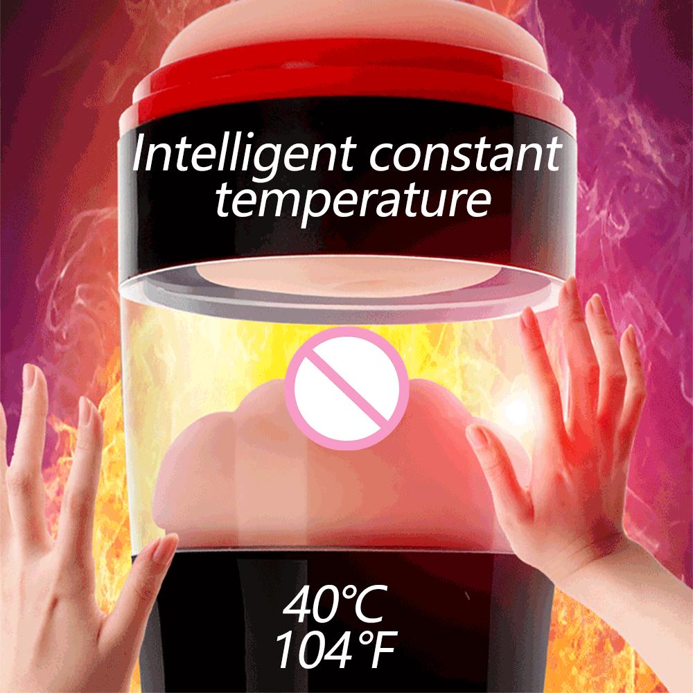 JIUAI Автоматические мужские мастурбаторы для минета для мужчин, настоящие товары для взрослых, 18 машин для сосания, мужская силиконовая кукла-вагина, сексуальная игрушка для мастурбации