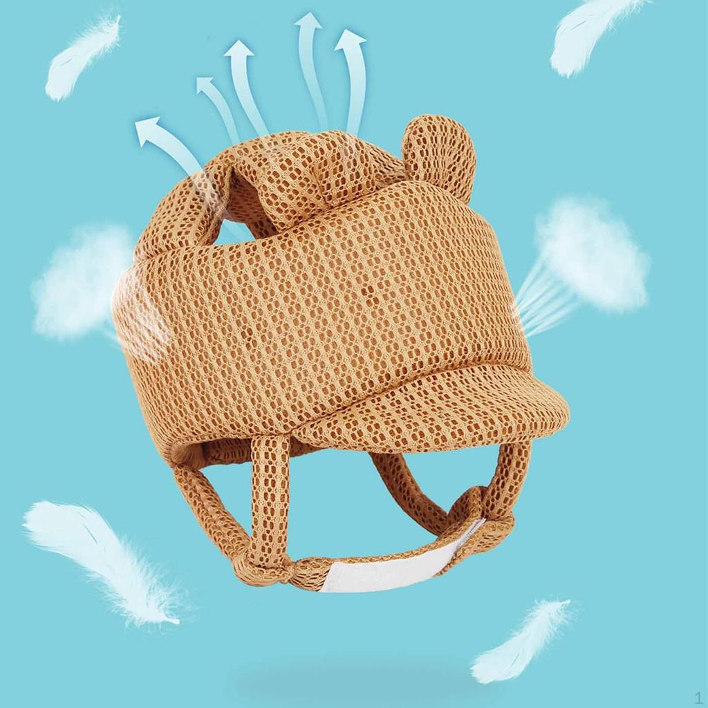 Head Protector Cap Soft Adjustable Lightweight Helmet Infant Headguard for Age 6-36 Months