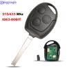 Jingyuqin Remote ASK 315/433MHz With Chip ID63 40D for Ford Focus Fiesta Mondeo 2001-2007 C MAX Fusion Transit KA FO21