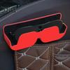 Car Glasses Case Car Sunglasses Storage Holder Self Adhesive with Felt Padding Car Glasses Case Storage Box