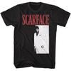 Scarface Tony Montana Men'S T Shirt Movie Poster Pacino Vintage Black Gangster