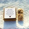 2 Sets Teddy Bear In Gift Box Mini Pocket Hug Bear Doll Emotional Support Plush with Inspirational Card Cute Comfort Toy for Anxiety Relief