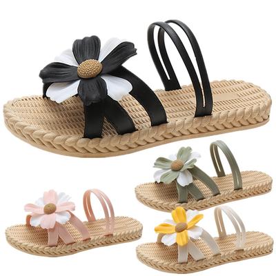 Holfredterse 2022 Новейшая обувь для женских сандалий, балетки, женские летние тапочки с открытым носком, шлепанцы, домашняя римская обувь A2128