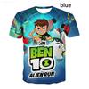 Summer Ben Tennyson 10 T Shirt Cartoon Boys Girls Tshirt Children's Clothing Kids Clothes Tee Shirts Costume Training Uniform