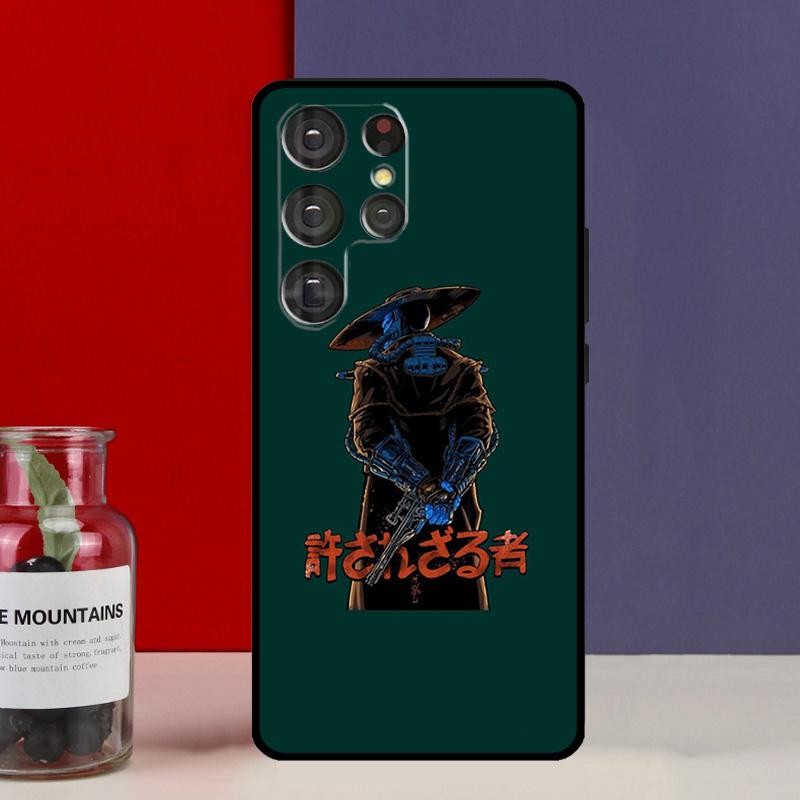 Японский Самурай Ниндзя Задняя крышка для Samsung Galaxy S20 FE S21 FE S22 S23 Ultra Note 20 10 S8 S9 S10 Plus Чехол