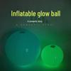Надувной ПВХ светодиодный светящийся пляжный мяч с пультом дистанционного управления - Меняющее цвет украшение для парков и школ