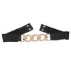 Fashion Chain Belt Elastic Metal Waist Belts for Women Ladies Coat Dress Belt Waistband