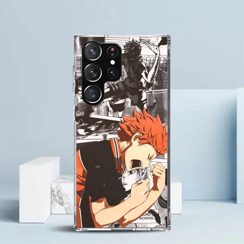 Чехол-книжка Haikyuu Oya Волейбол Аниме для Samsung Galaxy S25 Edge S26 S24 S23 Ultra Чехол для телефона S22 S21 Plus S20 FE Печать Патте