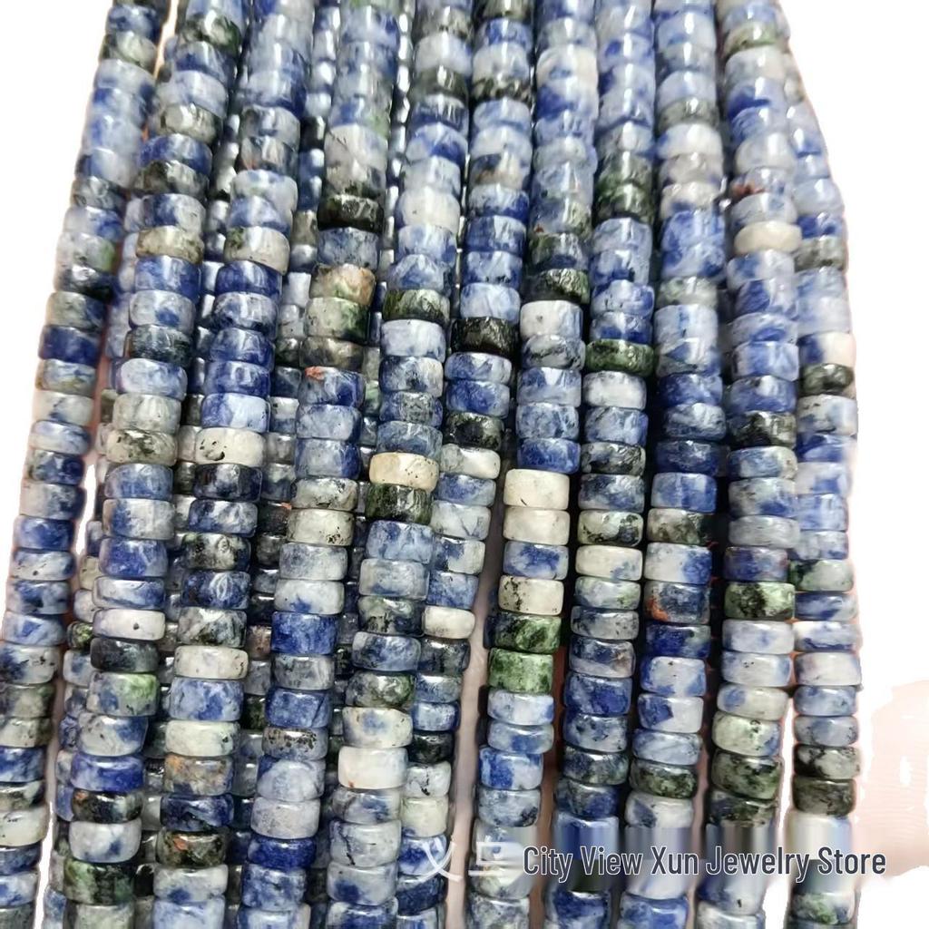 2x4 мм Натуральный Агатовый Камень Разделительные Бусины для DIY Изготовления Украшений - Свободные Полуфабрикаты в Наличии