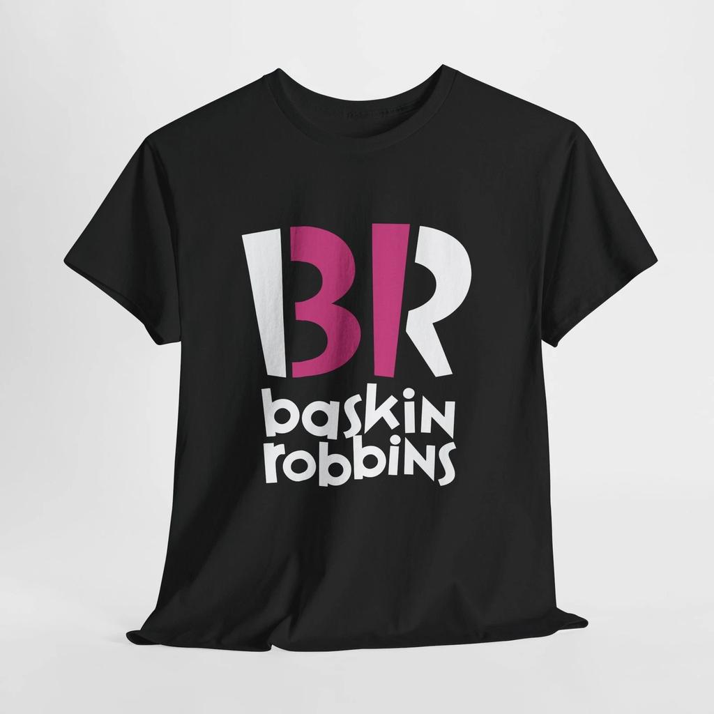 Men's and Women's T-shirts PREMIUM BASKIN ROBBINS Logo T-Shirt UNISEX S-5XL