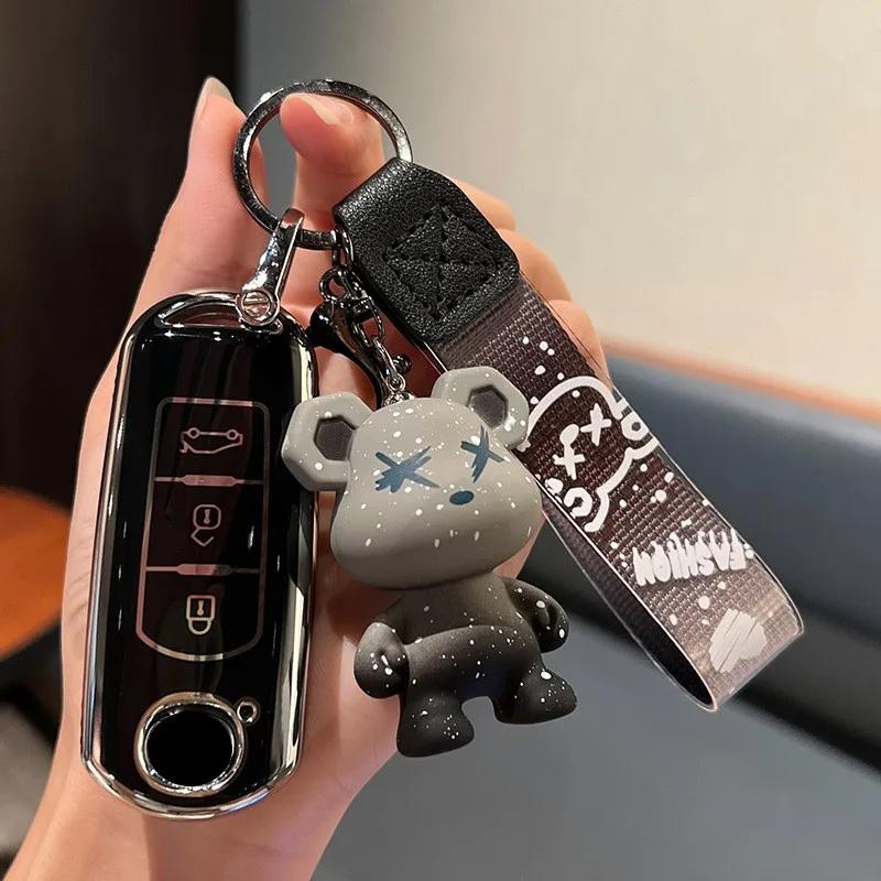 Новый чехол для дистанционного ключа из ТПУ для Mazda 2 3 6 Atenza Axela Demio CX-5 CX5 CX-3 CX7 CX-9 2015 2016 2017 2018 2019 аксессуары