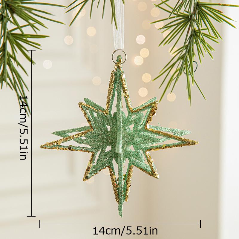 1шт новая пластиковая зеленая бабочка подвесное украшение Рождественская елка висит