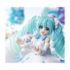 Серия Hatsune' Miku Luminasta Hatsune' Miku x Cinnamo*Roll Белая версия платья фигурка 1 тип в общем официальном размере Примерно 19 см