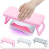 Nail Arm Rest Foldable Nail Hand Rest PU Leather Nail Pad Cushion Practical Nail Hand Pillow for Manicure Salon Use