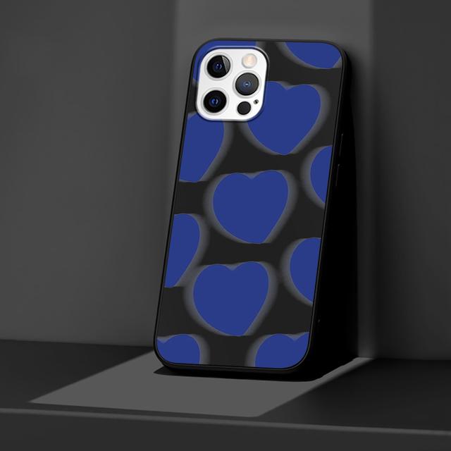 Чехол Love Heath для Apple Iphone 14 11 13 12 Pro Max Xr 7 8 +Se 2020 Xs 6 6s Plus 5 5S, милый роскошный черный силиконовый чехол для телефона