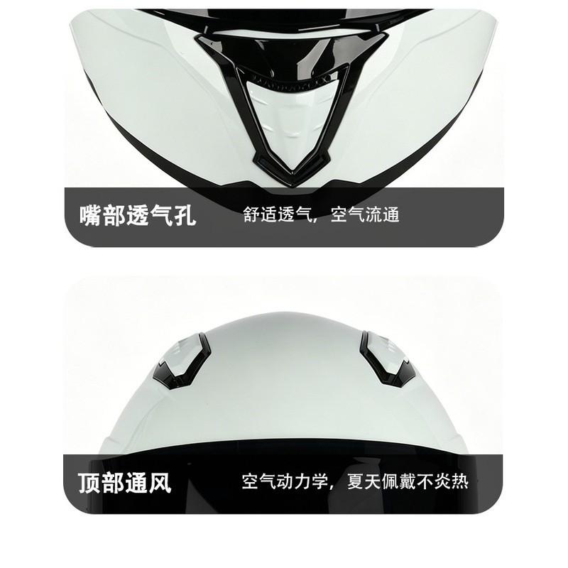 Full Face Motorcycle Helmet With Flip-Up Visor DOT Certified Men Women All Season Electric Scooter Riding