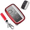 LETINGFAR Key Case for Land Rover, Smart Key Case, Key Cover, 5 Button TPU,