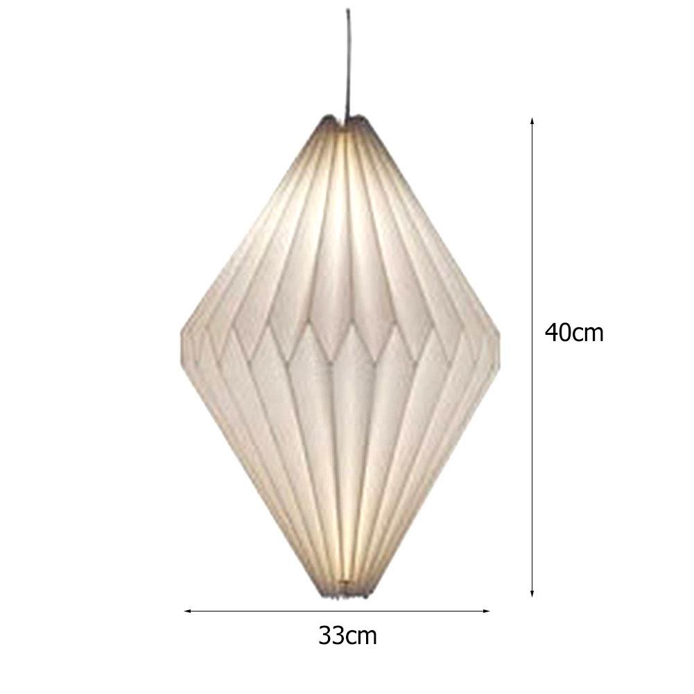 Nordic Creative Paper Origami Lantern Shade Hanging Lamp Cover Folding Pendant Light Shade for Living Room Chandelier Art Decor