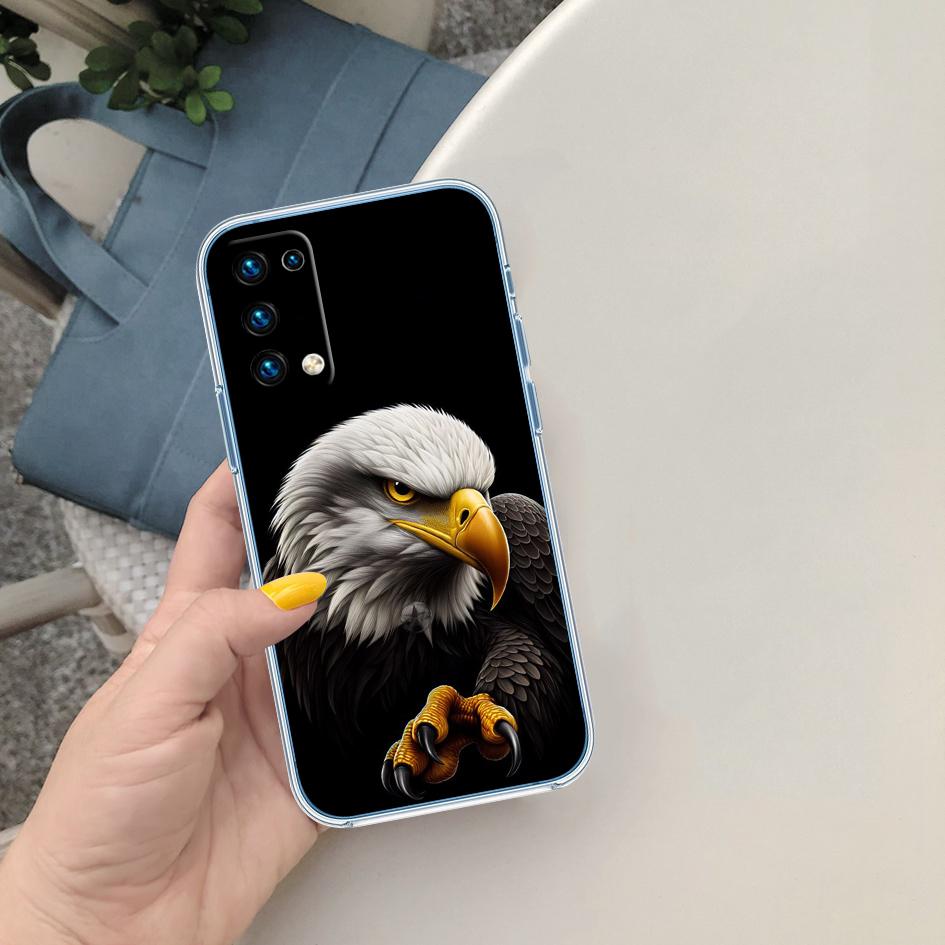 LO51 Hawk Eagle Phone Case for Motorola Moto G10 G20 G30 G31 G32 G34 G35 G41 G42 G50 G51 G52 G55 G60 G60S G62 G71 G72 G75