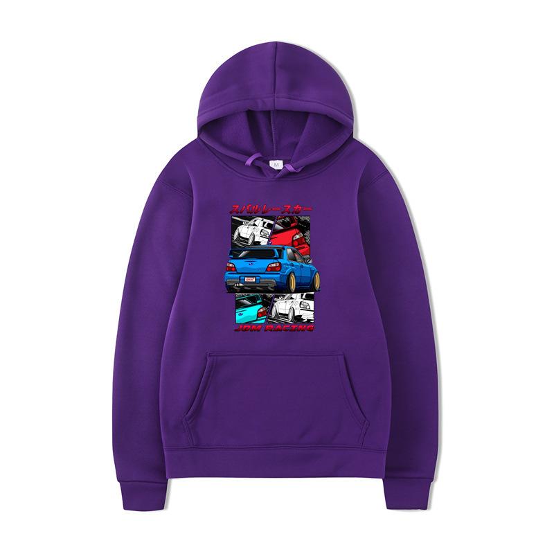 Initial D Hoodie Men Women Harajuku Aesthetic RACING Hoodie Long Sleeve Sweatshirts Women Casual Pullovers Sudaderas