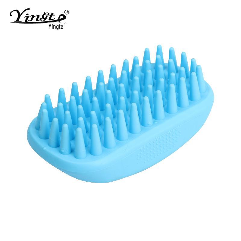 Pet Bath Massage Brush for Cleaning & Hair Removal
