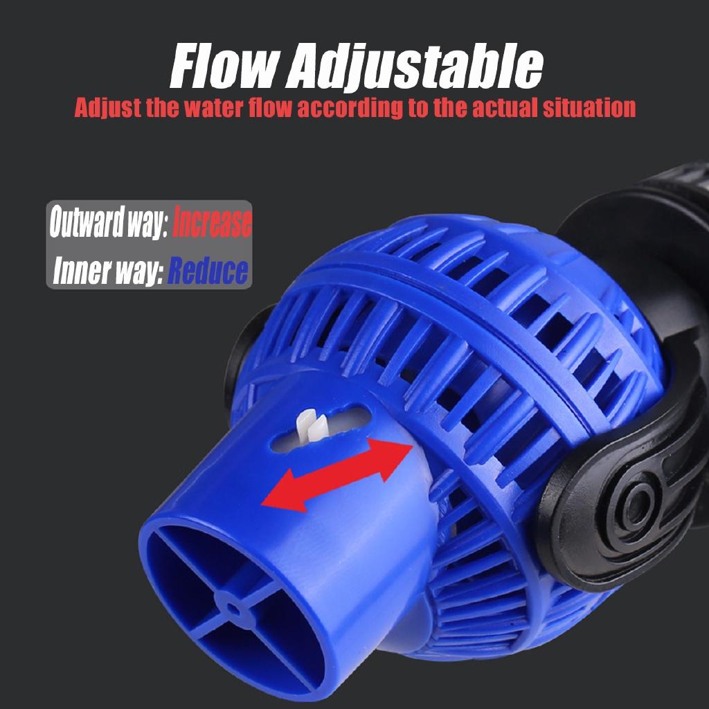 220 В аквариумный аквариум 360 водяной волновой насос Powerhead Magnet Base 4000-15000 л/ч волновой генератор для аквариумного аквариума
