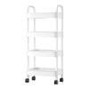 Zhaiwanjia 5-Tier ABS Storage Rolling Cart