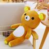20/35 см Кавайная плюшевая игрушка коричневый медведь Мультяшный милый длинный плюшевый медведь Подушка для сна Подарок на день рождения для девушки