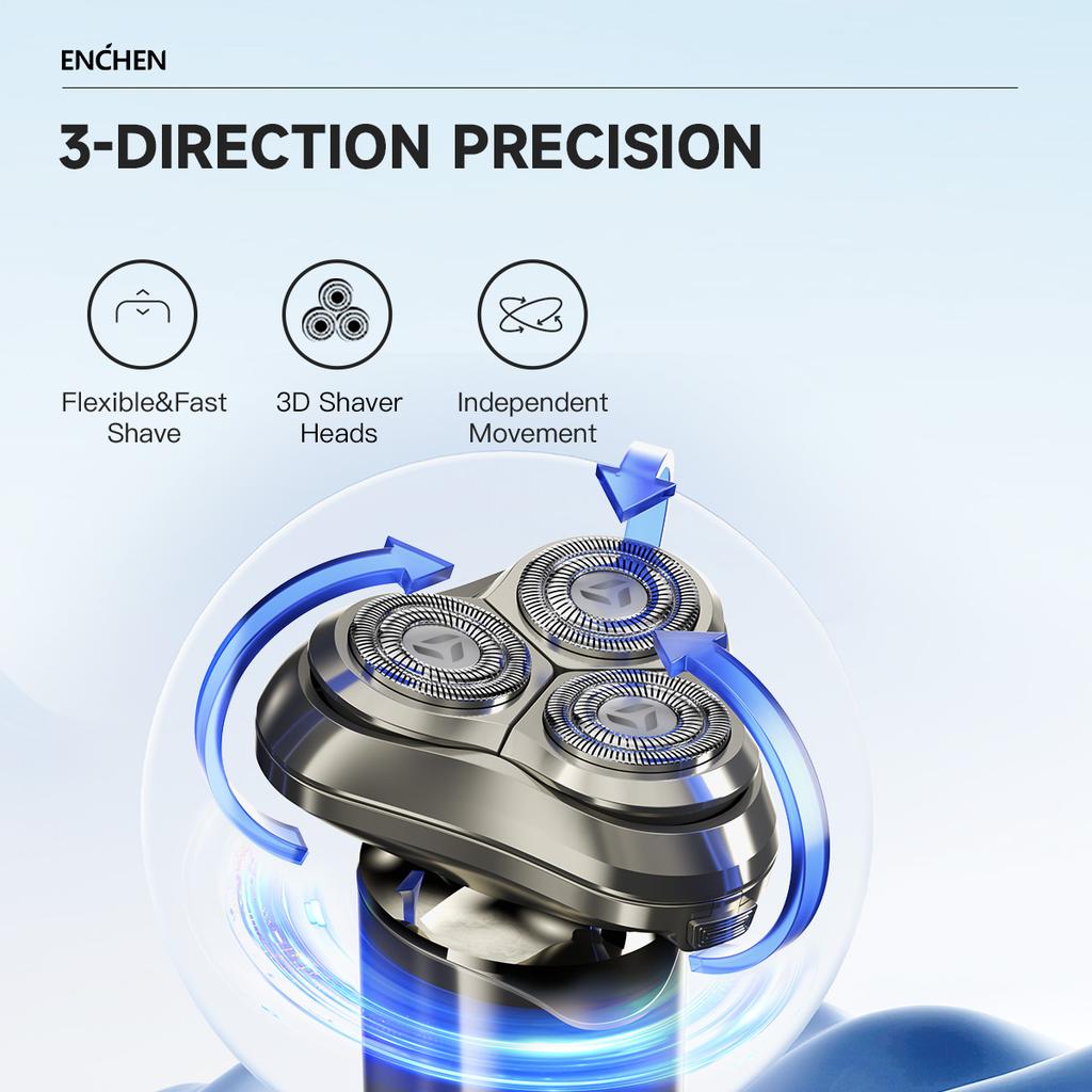 Xiaomi ENCHEN Blackstone 6 Electric Shaver Beard Trimmer Waterproof Safety Lock Razor