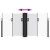Retractable Side Awning White 120 x 1200 cm