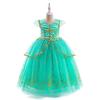 Детское платье принцессы для девочек-цветочниц на Рождество, свадьбу, летнее детское торжественное платье с бантом для школьного вечера, детская новогодняя одежда