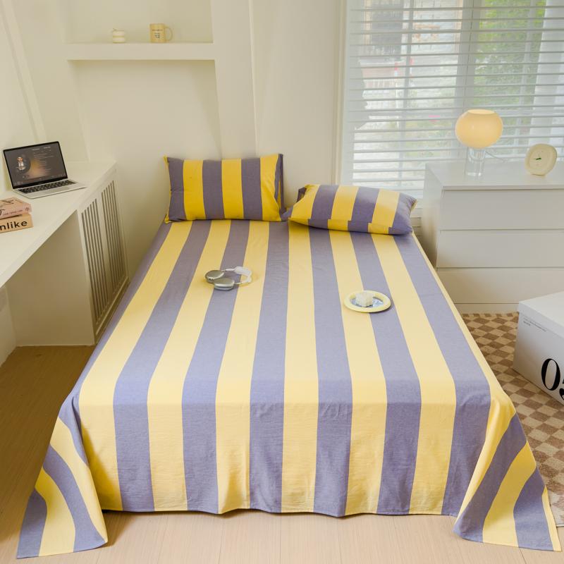 100% хлопок простыня в полоску простыня для кожи постельное белье для взрослых и детей простыни sabanas para cama (Нет наволочки)
