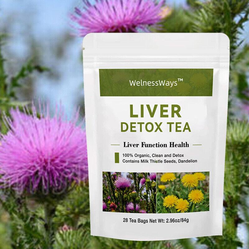 Liver Health Support Supplement - Liver Cleanse Detox & Repair 28 Tea Bags