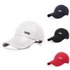 Versatile Baseball Cap With Adjustable Size And Cotton Blend For Spring Wear