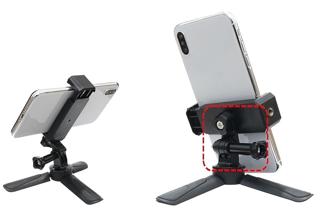 Wearable Camera Mount Conversion Adapter Monopod Tripod Selfie Stick Stand Holder Pan Head Photography Support Accessories Installation Inch For GoPro