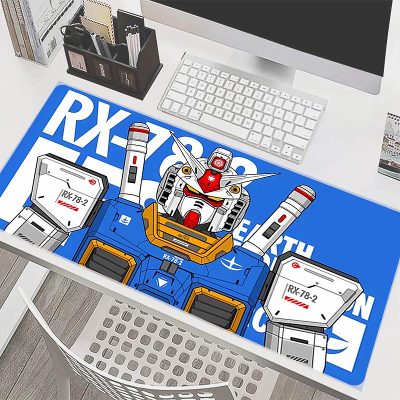 Mouse Pad Mmechanical Warrior Ggundam XXL Computer HD Print Desk mat Keyboard Anime Gaming Accessories Mousepad Carpet