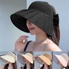 UV Protection Large Brimmed Sun Hat Wide Brim Sun Hat Fashion Empty Top Hat  Women