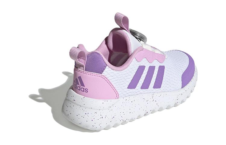 adidas Дышащие низкие детские беговые кроссовки ActiveFlex BOA 3.0 Бело-фиолетовые Детские IG0582